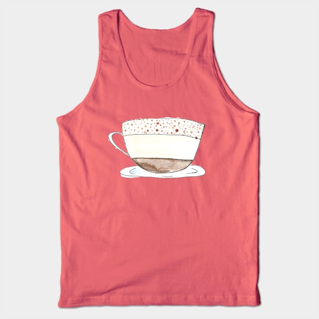 cappuccino Tank Top by thegirlaquatic